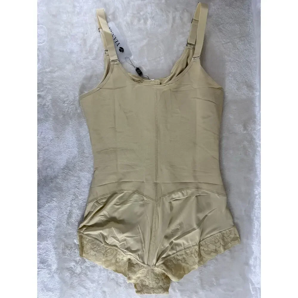 Yianna Fajas Columbianas Shapewear Women's Size M 7508 Zip Front / Crotch Clasp